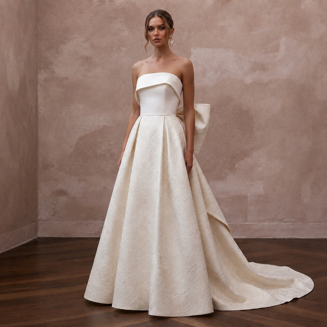 Strapless Wedding Dresses with Modern Bridal Appeal - Apparel & Accessories > Clothing > Wedding & Bridal Party Dresses > Wedding Dresses - Mignonette Bridal