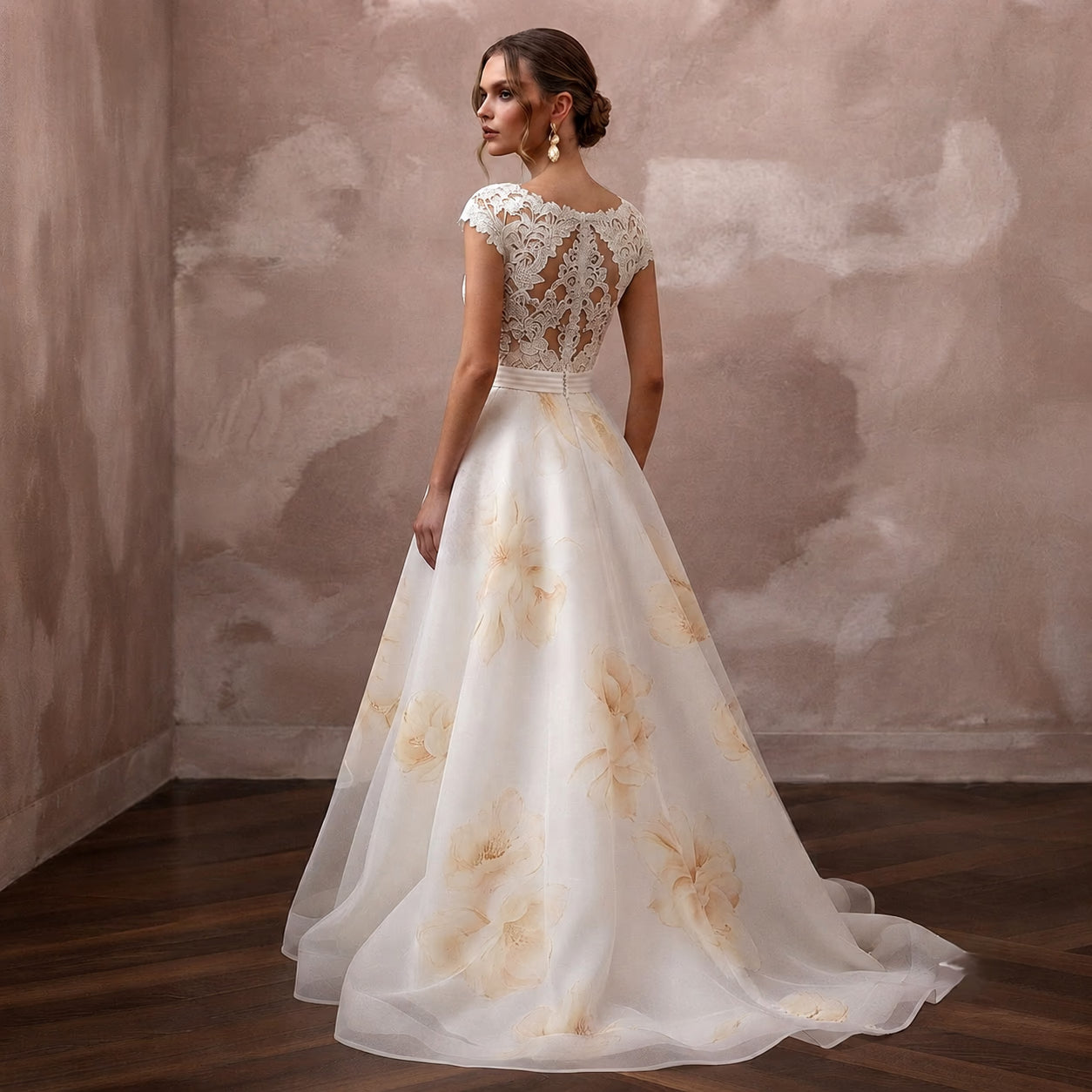 Summer Wedding Dresses with Breathable Silk Organza Secondary image