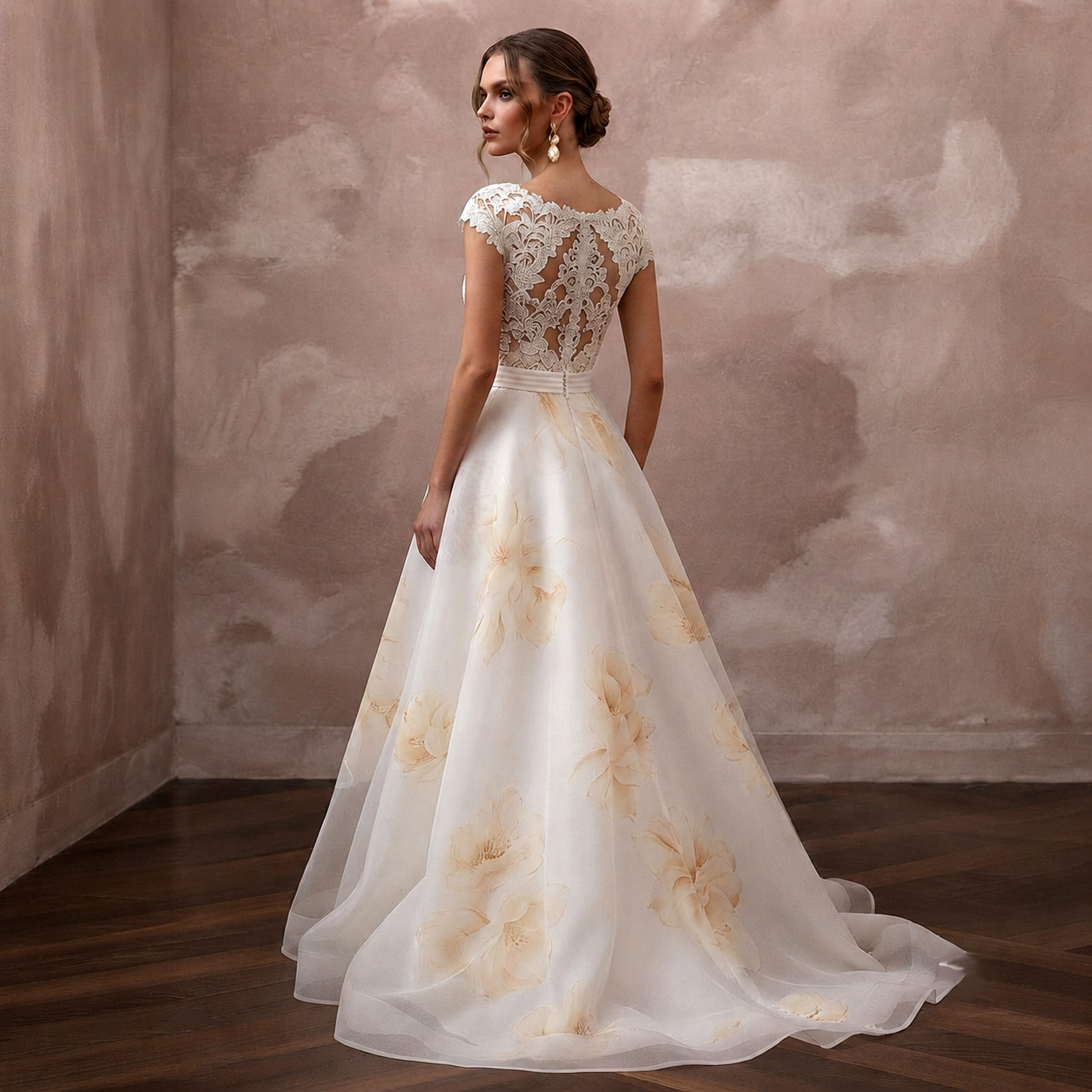 Summer Wedding Dresses with Breathable Silk Organza