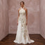 Sustainable Off-White Peace Silk Halter Tie Neck Eco-Friendly Gown