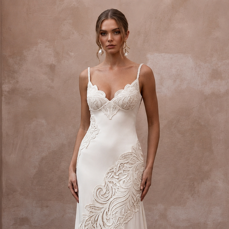 Sustainable Wedding Dresses with Organic Cotton Lace