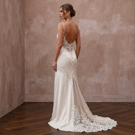 Sustainable Wedding Dresses with Organic Cotton Lace