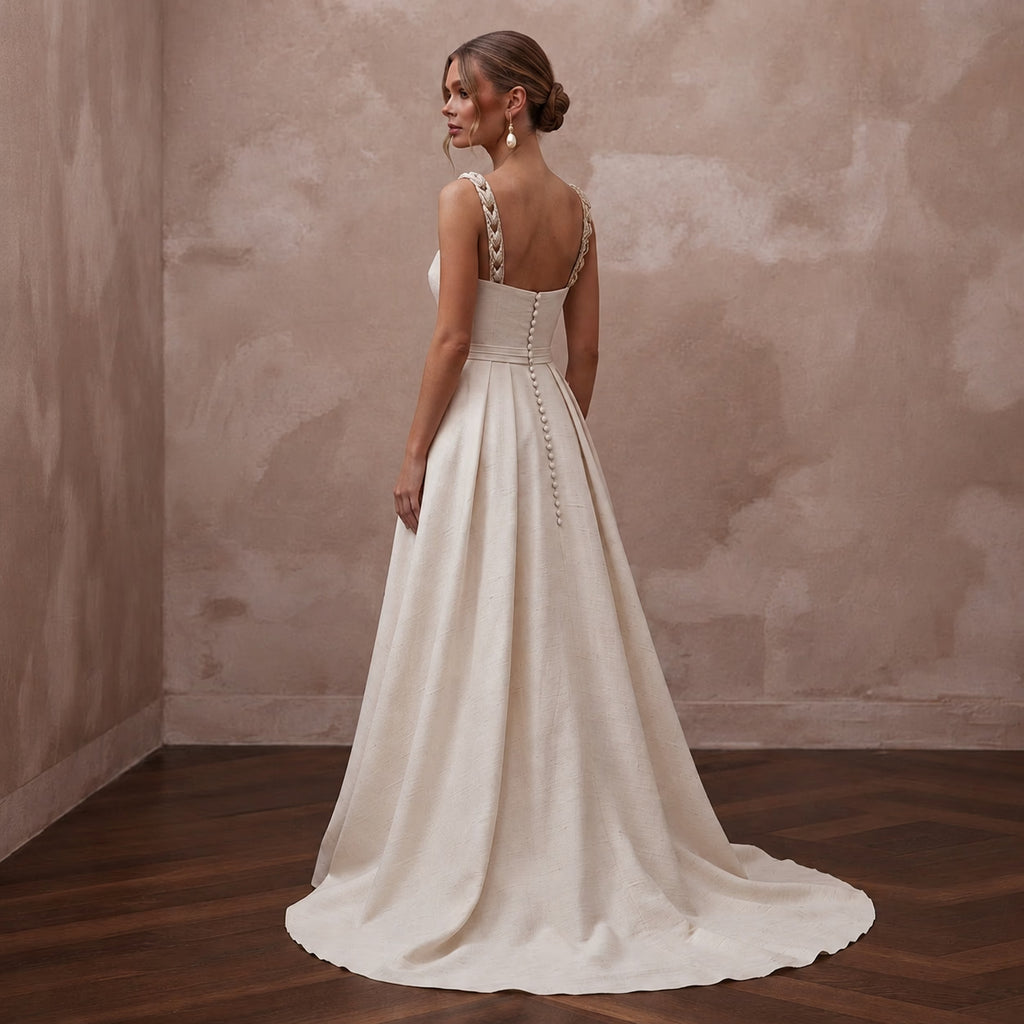 Sustainable Wedding Dresses with Organic Silk Fabrics - Apparel & Accessories > Clothing > Wedding & Bridal Party Dresses > Wedding Dresses - Mignonette