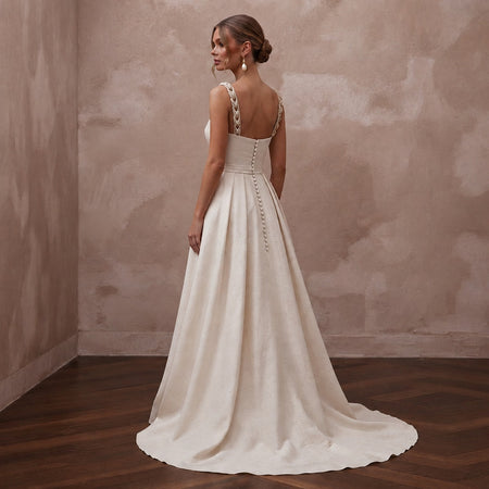 Sustainable Wedding Dresses with Organic Silk Fabrics - Apparel & Accessories > Clothing > Wedding & Bridal Party Dresses > Wedding Dresses - Mignonette