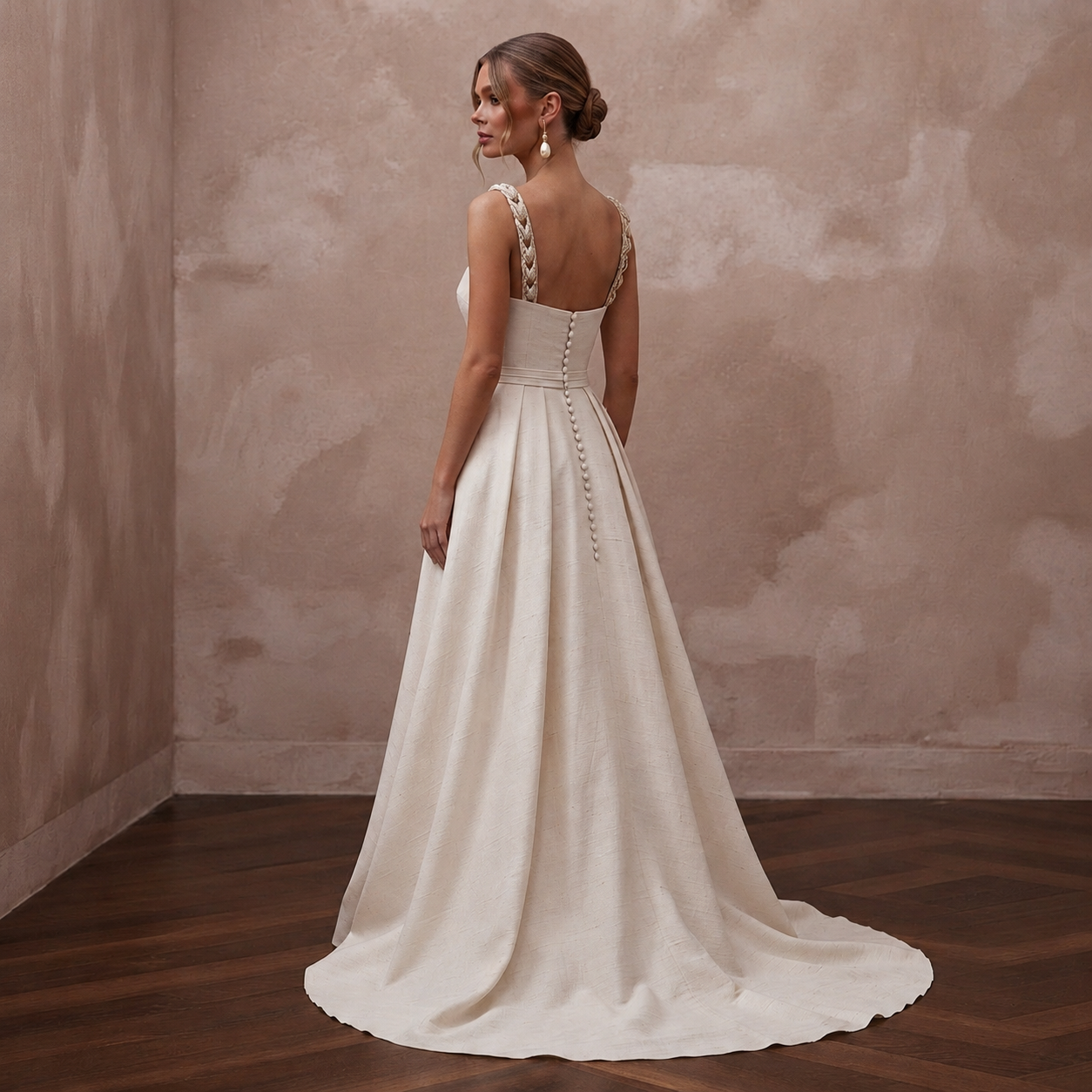 Sustainable Wedding Dresses with Organic Silk Fabrics Secondary image