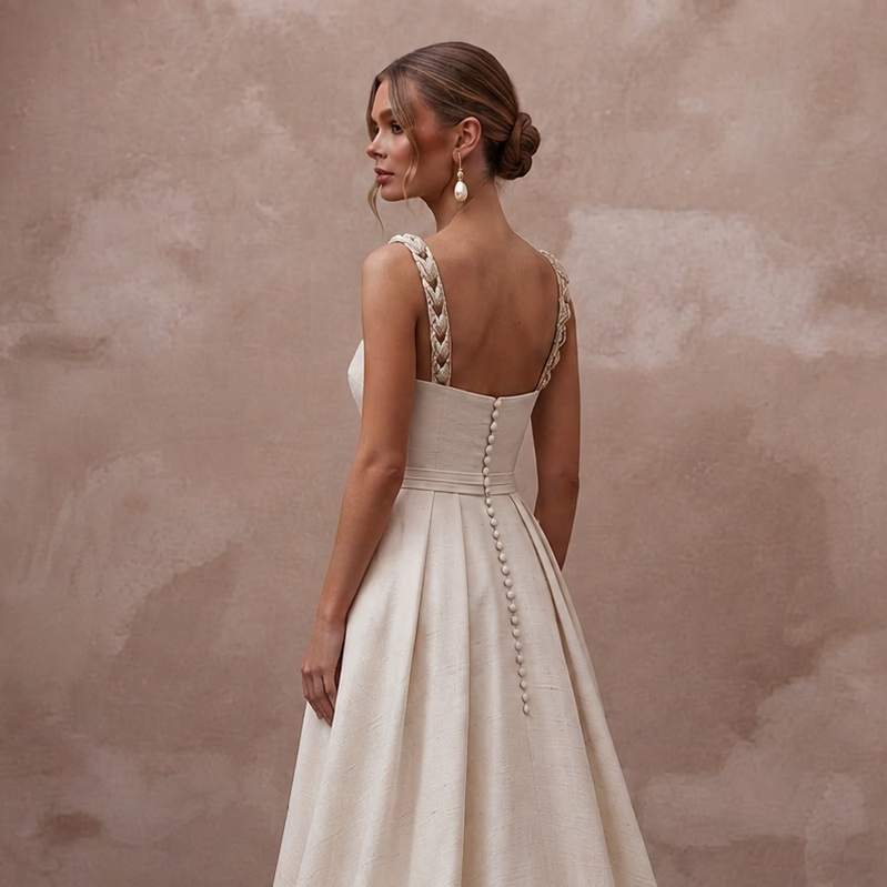 Sustainable Wedding Dresses with Organic Silk Fabrics - Apparel & Accessories > Clothing > Wedding & Bridal Party Dresses > Wedding Dresses - Mignonette