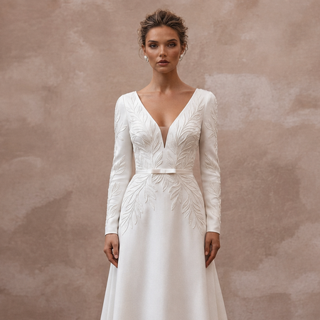 Sustainable Wedding Dresses with Recycled Satin Materials