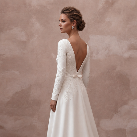 Sustainable Wedding Dresses with Recycled Satin Materials