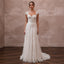 Sweetheart Neck Wedding Dresses with Delicate Lace Trim - Apparel & Accessories > Clothing > Wedding & Bridal Party Dresses > Wedding Dresses - Mignonette Bridal