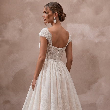 Tea-Length Wedding Dresses with Vintage Bridal Charm