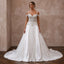 Timeless Satin Bridal Gown for a Traditional Cathedral Wedding