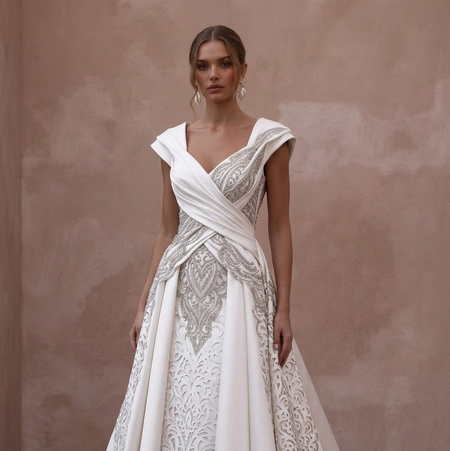 Timeless Satin Wedding Dresses with Classic A-Line Shapes