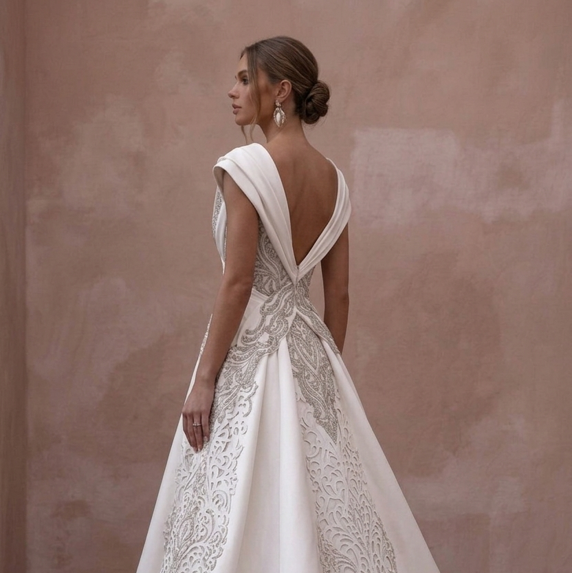 Timeless Satin Wedding Dresses with Classic A-Line Shapes