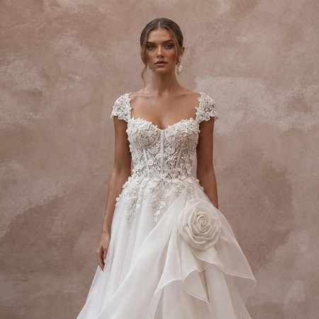 Timeless Wedding Dresses in Satin, Silk, Lace, Organza, and Tulle