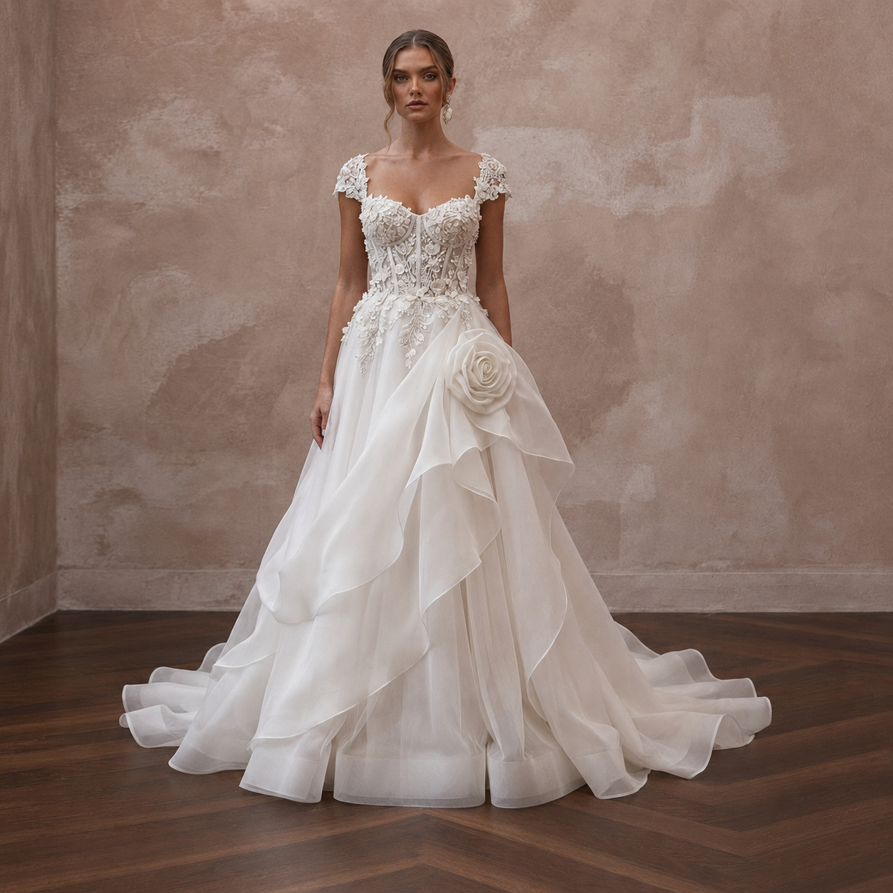 Timeless Wedding Dresses in Satin, Silk, Lace, Organza, and Tulle Main image