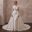 Traditional Lace Bridal Gown with Detachable Train