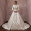 Traditional Satin Wedding Dress for a Cathedral Ceremony