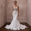 Trumpet Wedding Dresses with Crystal Embellishments