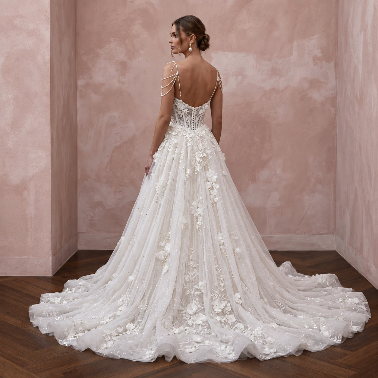 Tulle Wedding Gown for a Fairytale Castle Wedding Secondary image