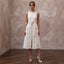 Utilitarian Off - White Cotton Canvas Utility Dress for Post - Wedding - Apparel & Accessories > Clothing > Wedding & Bridal Party Dresses > Wedding Dresses - Mignonette Bridal