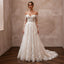 Vineyard Wedding Dresses with Botanical Lace Motifs - Apparel & Accessories > Clothing > Wedding & Bridal Party Dresses > Wedding Dresses - Mignonette Bridal
