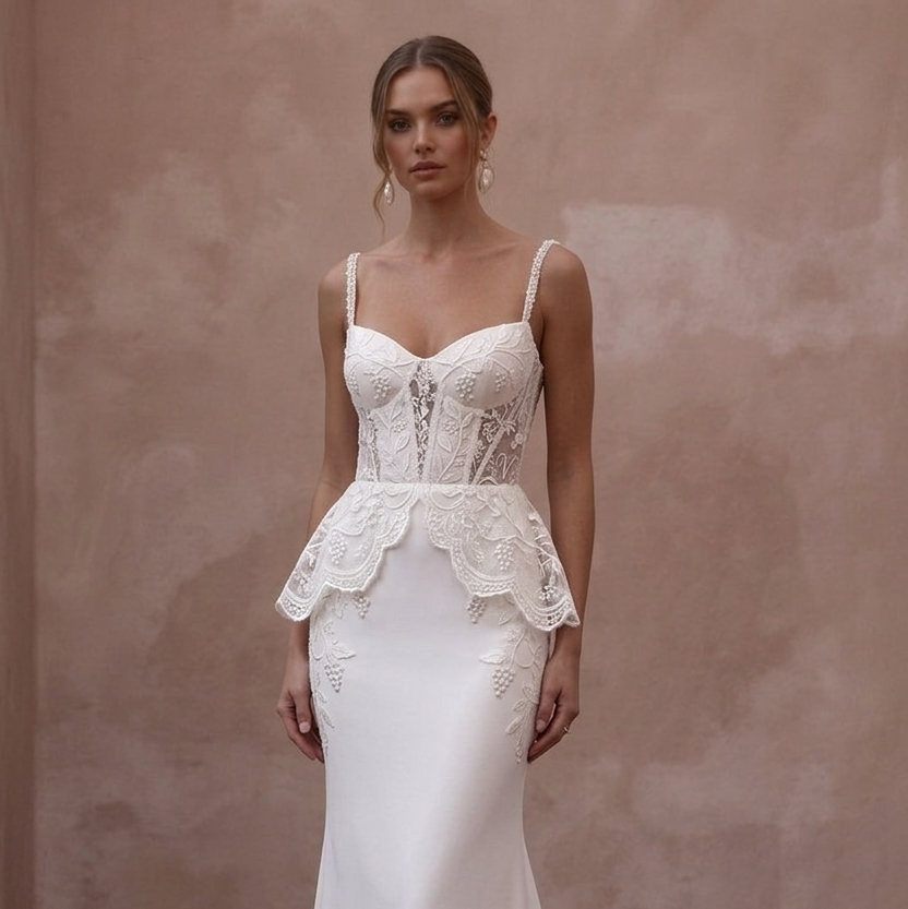 Vineyard Wedding Dresses with Elegant Lace Details