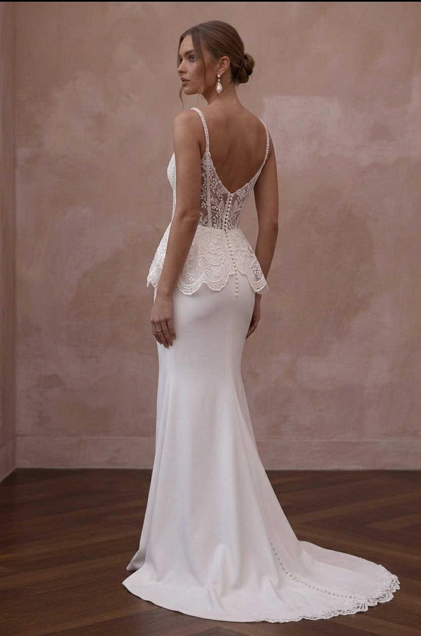 Vineyard Wedding Dresses with Elegant Lace Details