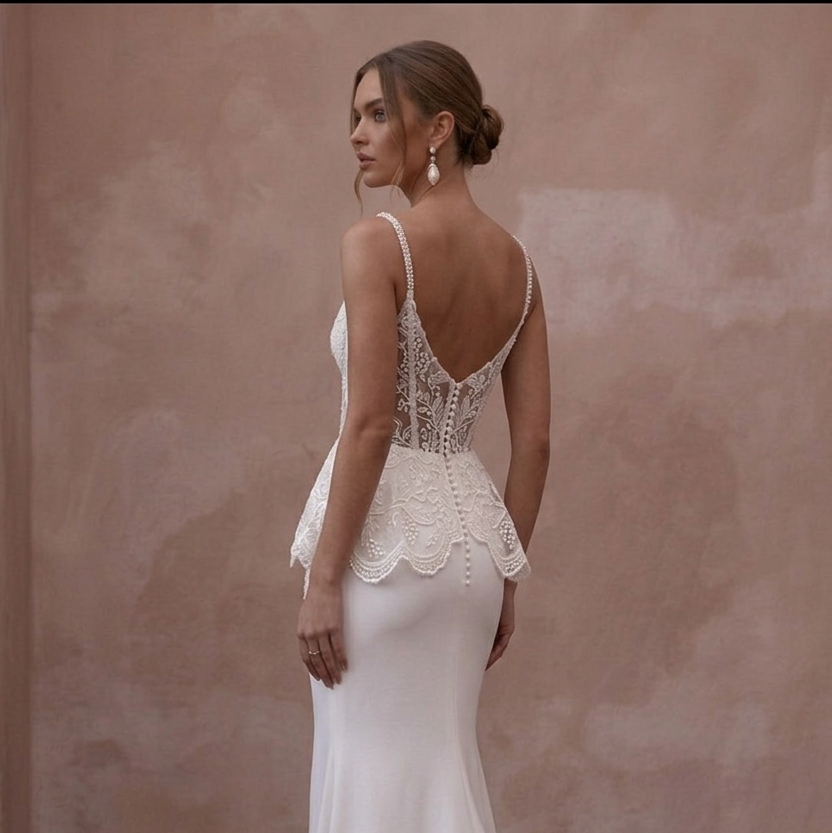 Vineyard Wedding Dresses with Elegant Lace Details
