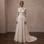 Vintage Lace Bridal Dress for a Winter Wedding