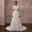 Vintage Lace Wedding Gown for a Traditional Church Ceremony