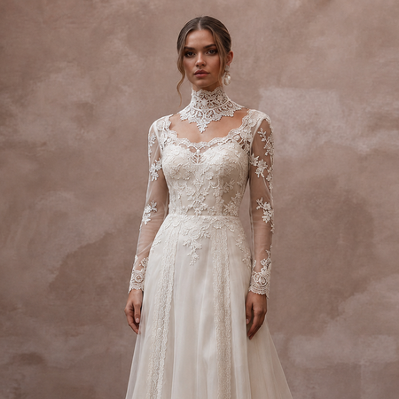 Vintage Wedding Dresses with Edwardian Lace Inspiration