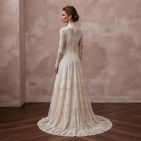 Vintage Wedding Dresses with Edwardian Lace Inspiration
