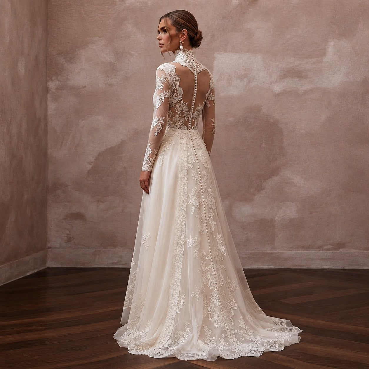 Vintage Wedding Dresses with Edwardian Lace Inspiration Secondary image