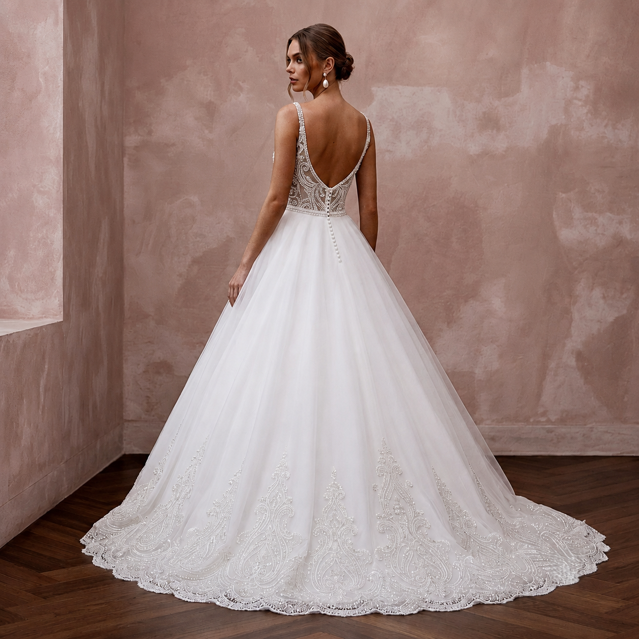 White Wedding Dresses with Classic Ball Gown Silhouettes Secondary image