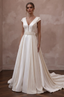 Winter Wedding Dresses with Velvet and Satin Details